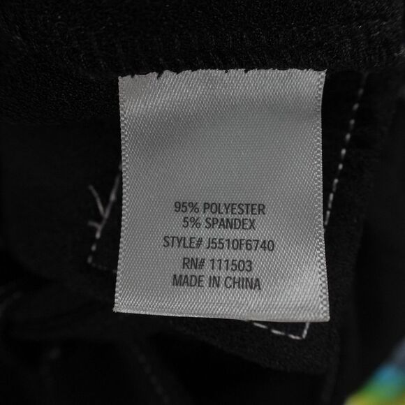 Blue Rain Womens Pants Large Black Wide Leg Flowy Y2K High Rise Quiet Luxury NEW - Picture 5 of 10